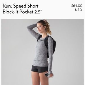 Lululemon Run Speed Short